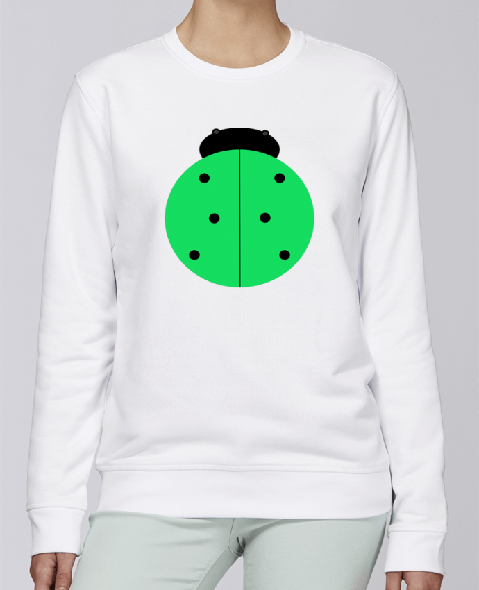 Sweatshirt Coccinelle verte par Les Caprices de Filles