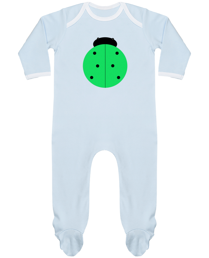 Body Pyjama Bébé Coccinelle verte par Les Caprices de Filles