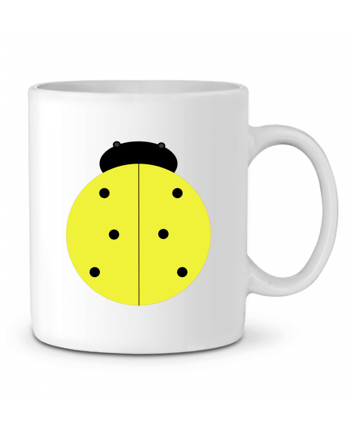 Mug  Coccinelle jaune par Les Caprices de Filles