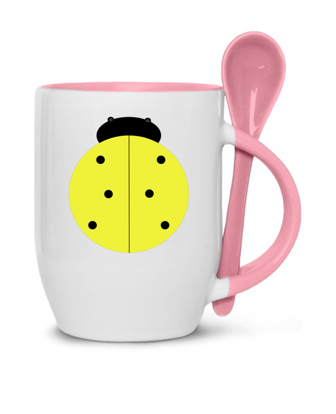  Tasse cuillère Coccinelle jaune par Les Caprices de Filles