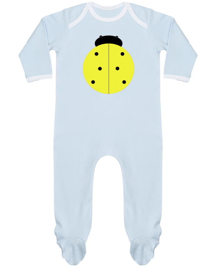 Body Pyjama Bébé Coccinelle jaune par Les Caprices de Filles