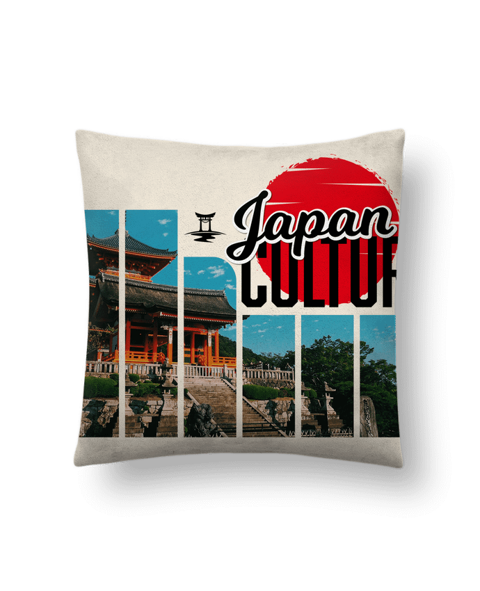 Coussin suédine Japan Cultur par LajjdesignCreation