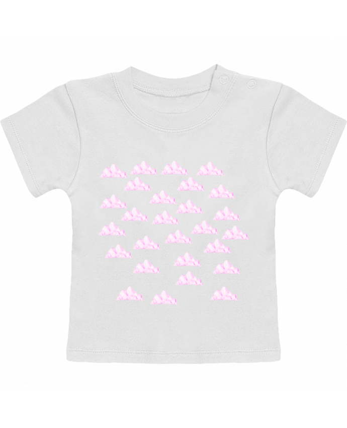 T-shirt bébé pink sky manches courtes du designer Shooterz 