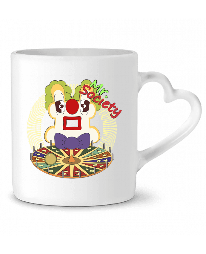 Mug coeur MR SOCIETY par Santiaguen