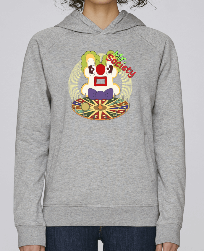 Sweat capuche femme MR SOCIETY par Santiaguen