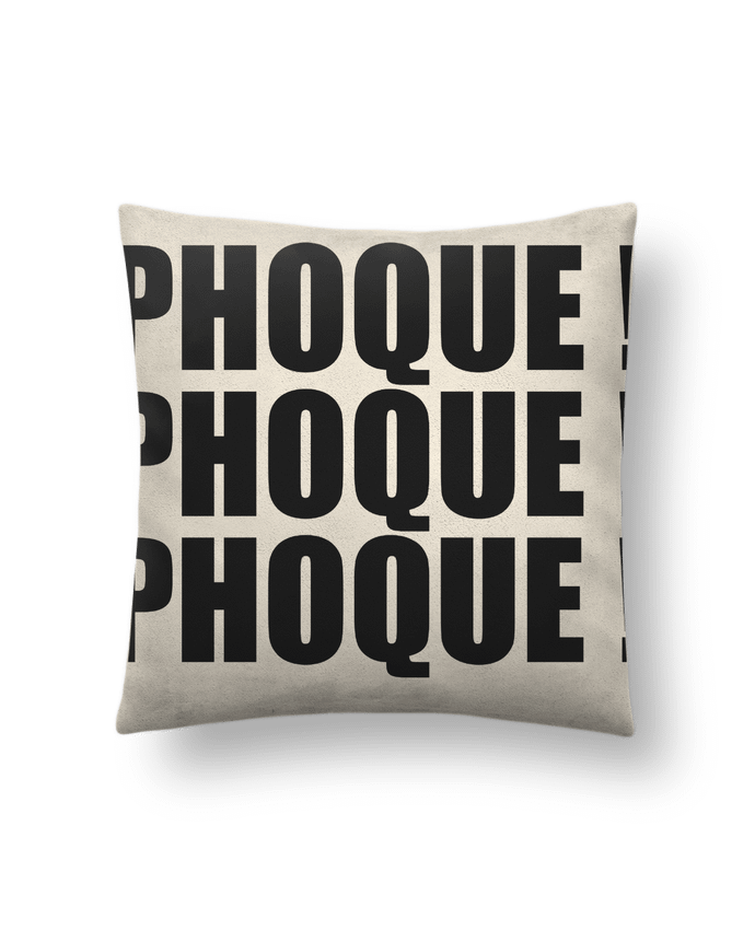 Coussin suédine Phoque ! par Rickydule