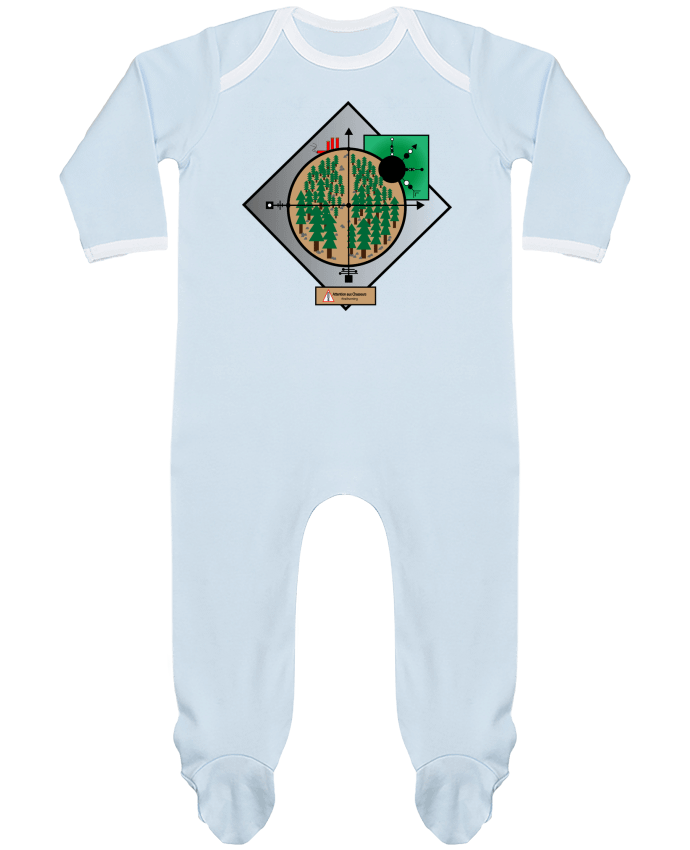 Body Pyjama Bébé Attention aux chasseurs par Lours/2pattes