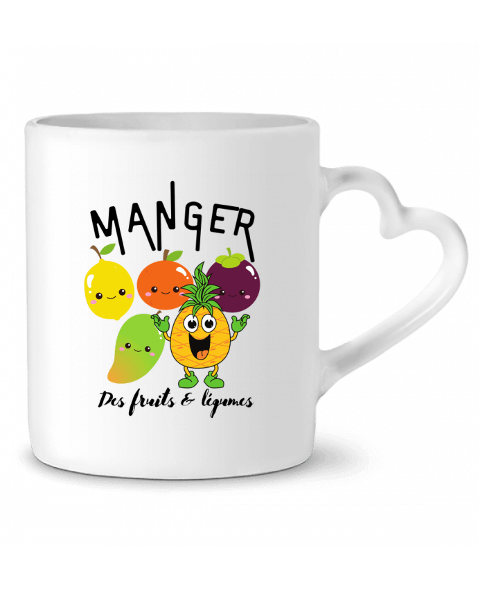 Mug coeur Fruits & Légumes par LajjdesignCreation