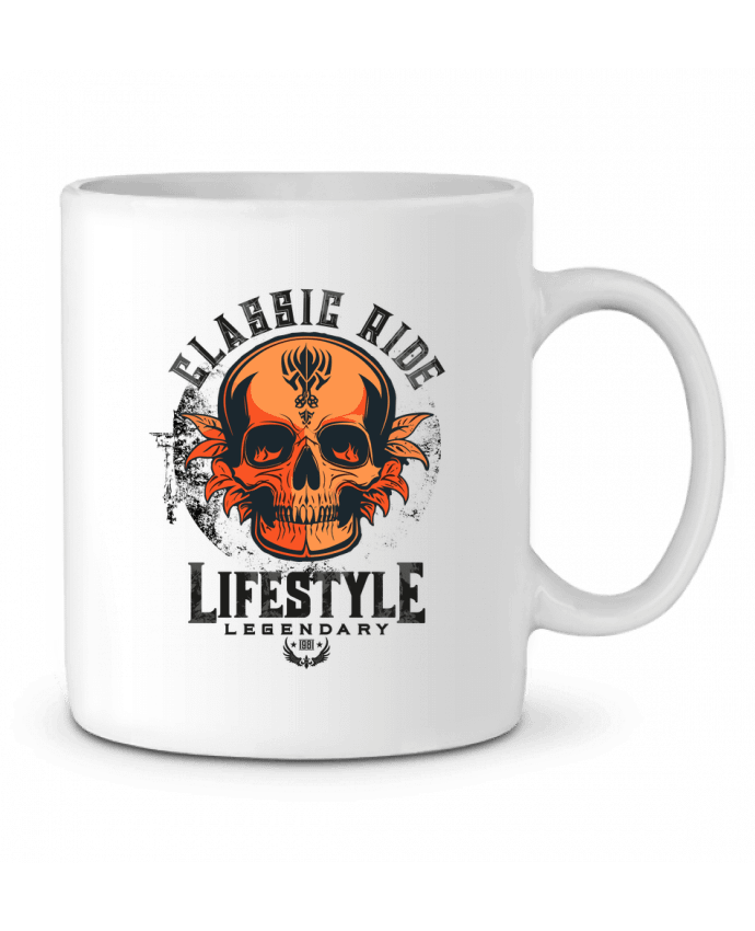 Mug  Skull Classic Ride par LajjdesignCreation