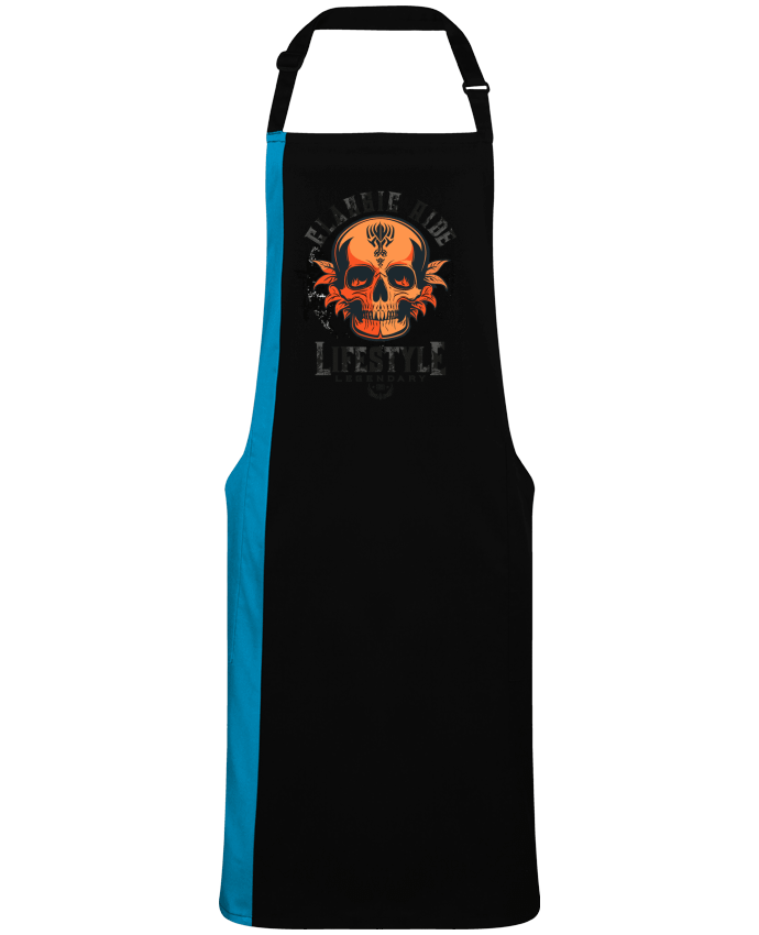 Tablier bicolore Skull Classic Ride par  LajjdesignCreation