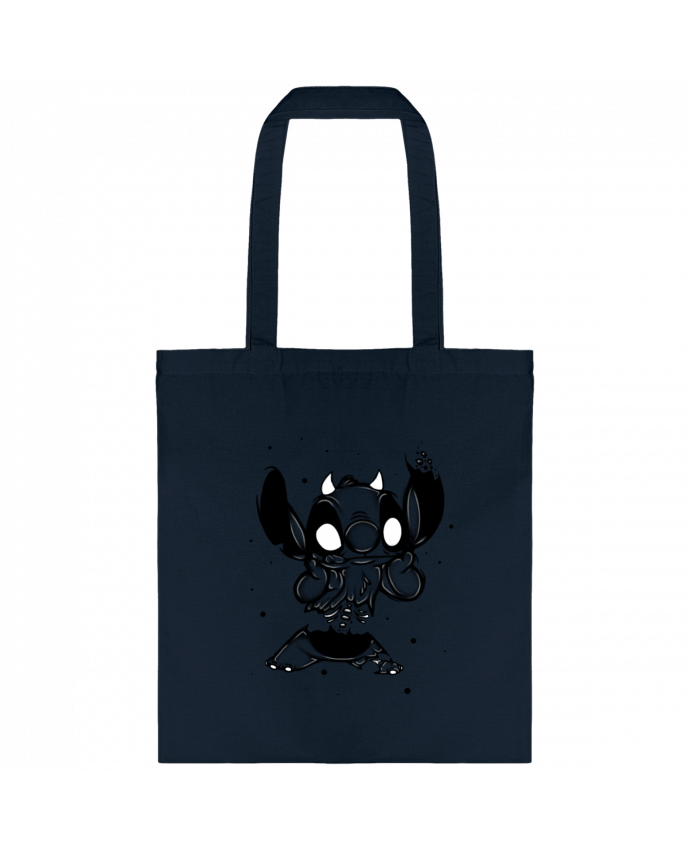 Tote Bag cotton STITCH DESIGN by shadow.ink.black