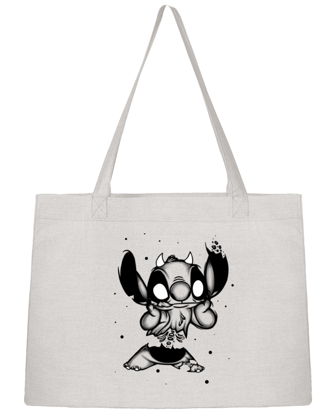 Sac Shopping STITCH DESIGN par shadow.ink.black