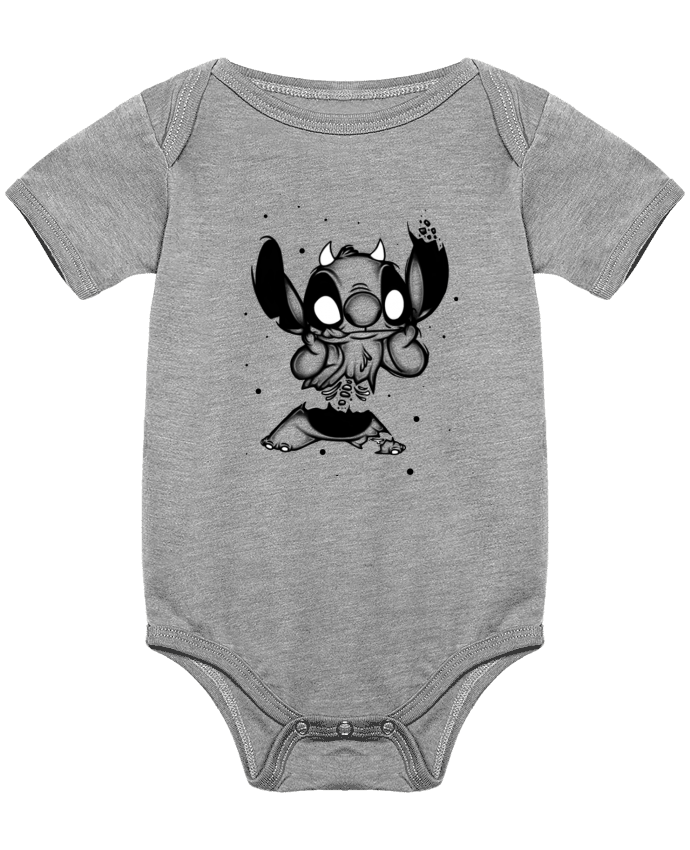 Body Bebé STITCH DESIGN por Shadow.ink.black