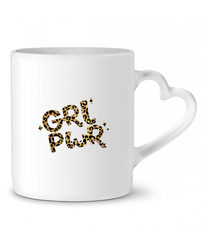Mug coeur Girl Power par Gisele Shop