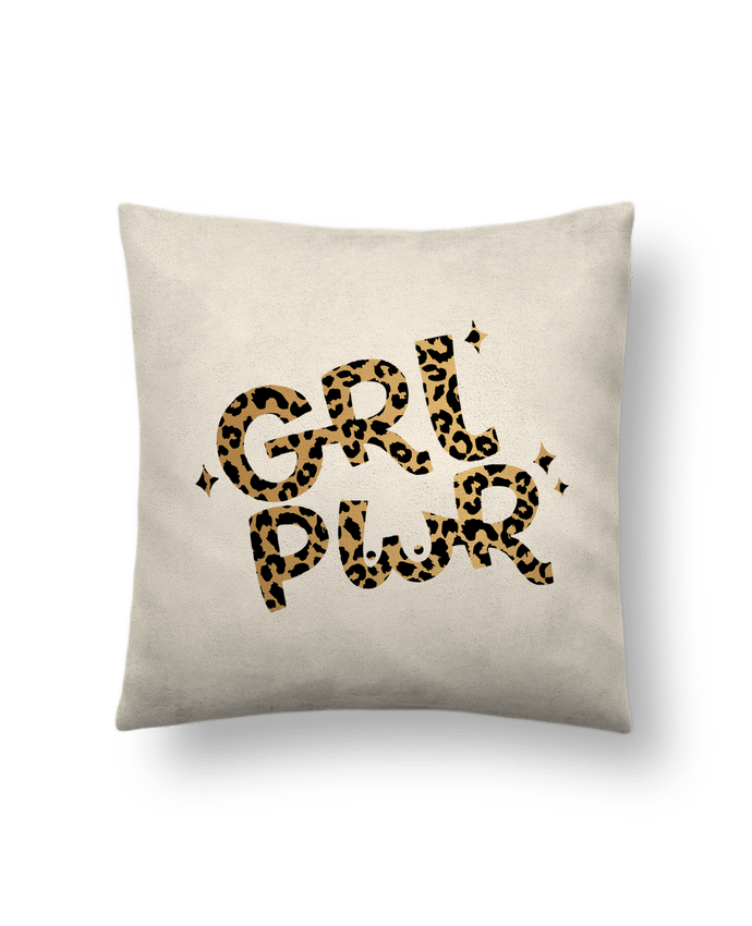 Coussin suédine Girl Power par Gisele Shop