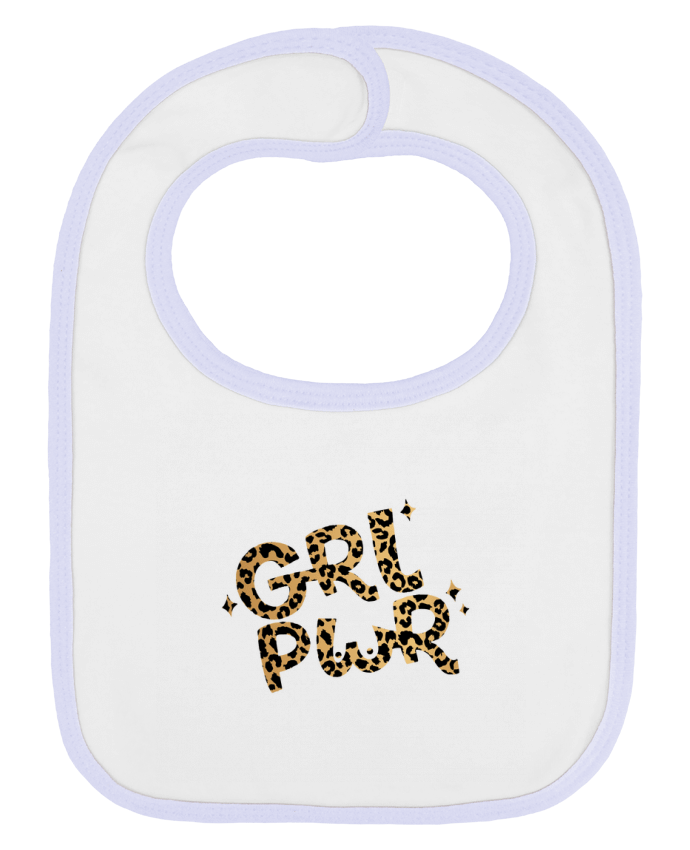 Bavoir bébé uni Girl Power par Gisele Shop