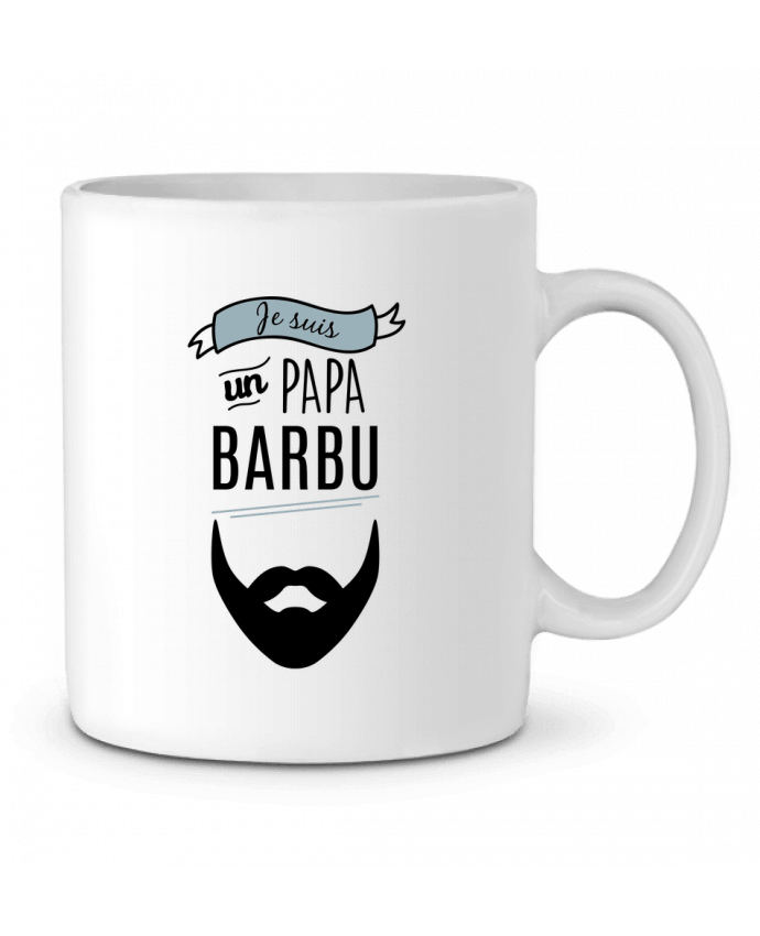 Ceramic Mug Je suis un papa barbu by LPMDL