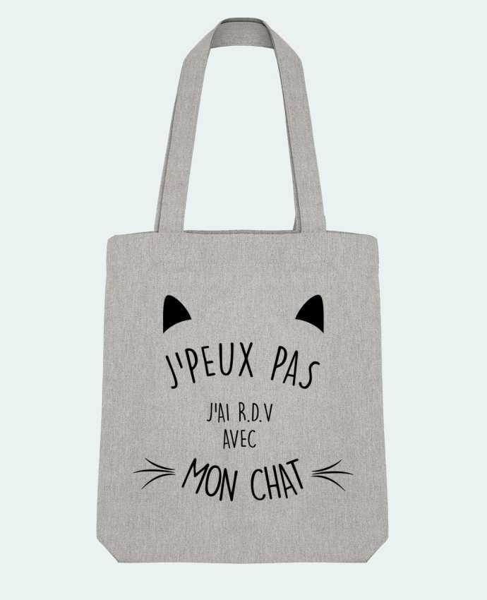 Tote Bag Stanley Stella J'peux pas j'ai R.D.V avec mon chat by LPMDL 