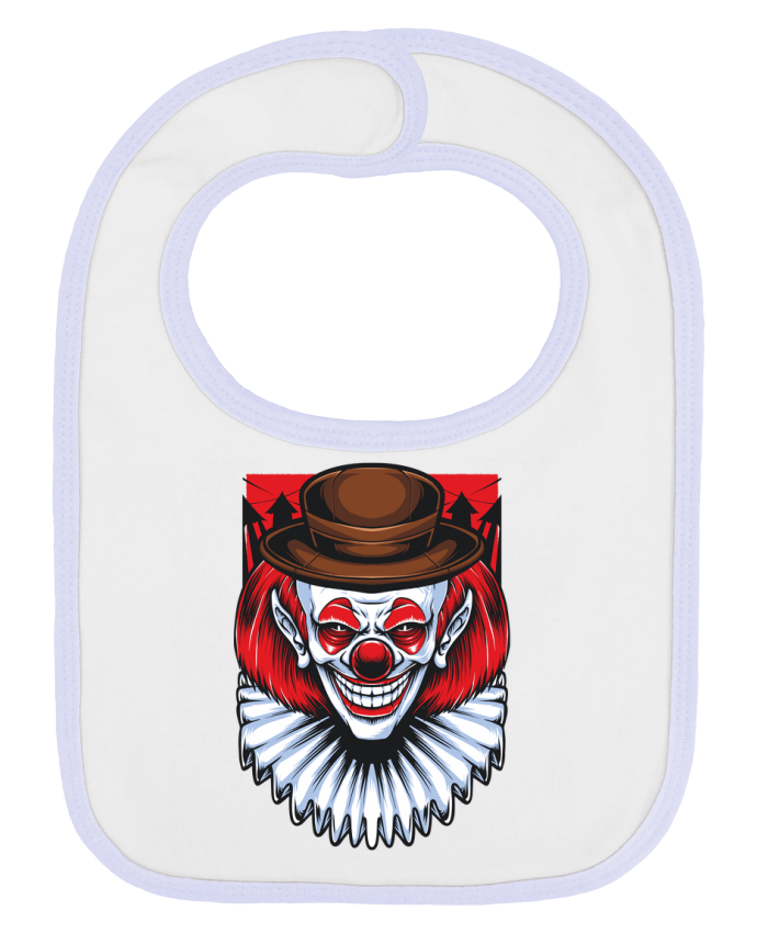 Bavoir bébé uni Clown Red Horror par STUDIO MEDUSA 