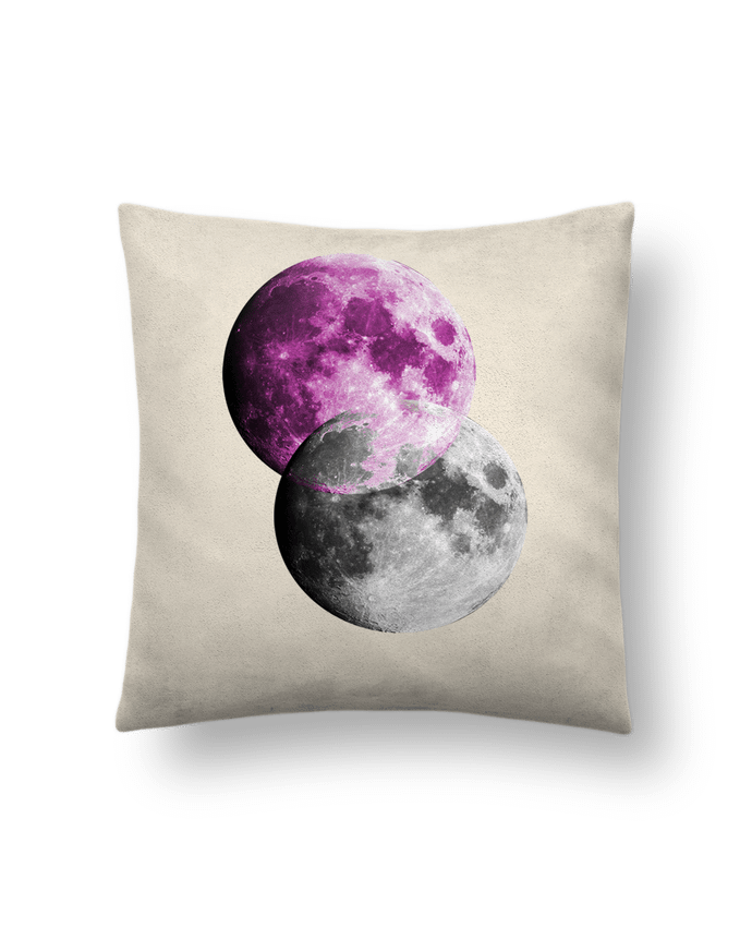 Coussin suédine Doublemoon par JadeLao