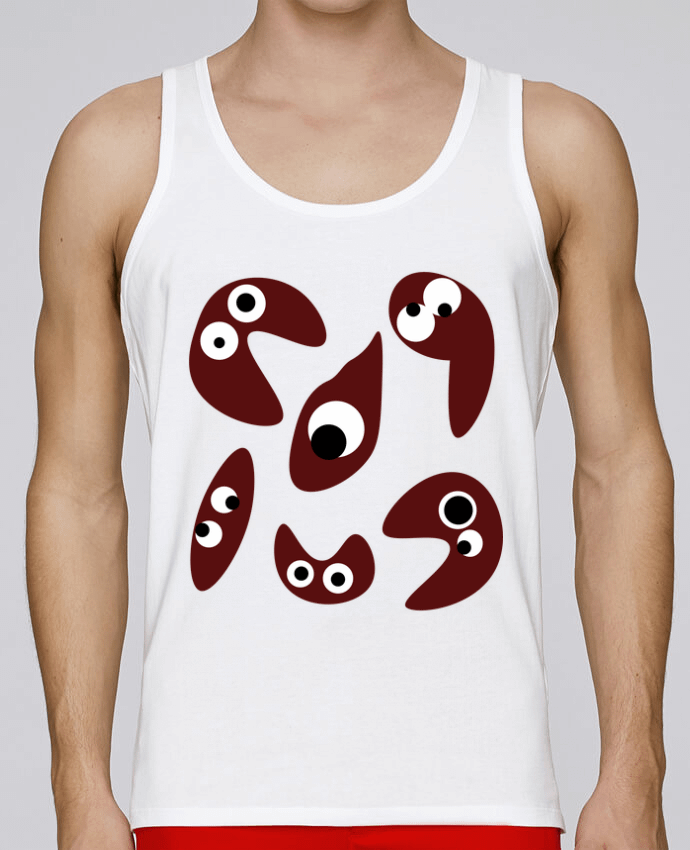 Débardeur homme MONSTER par KlickDesign 100% coton bio