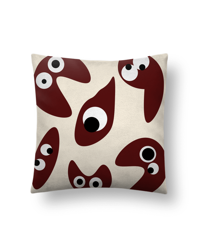 Coussin suédine MONSTER par KlickDesign