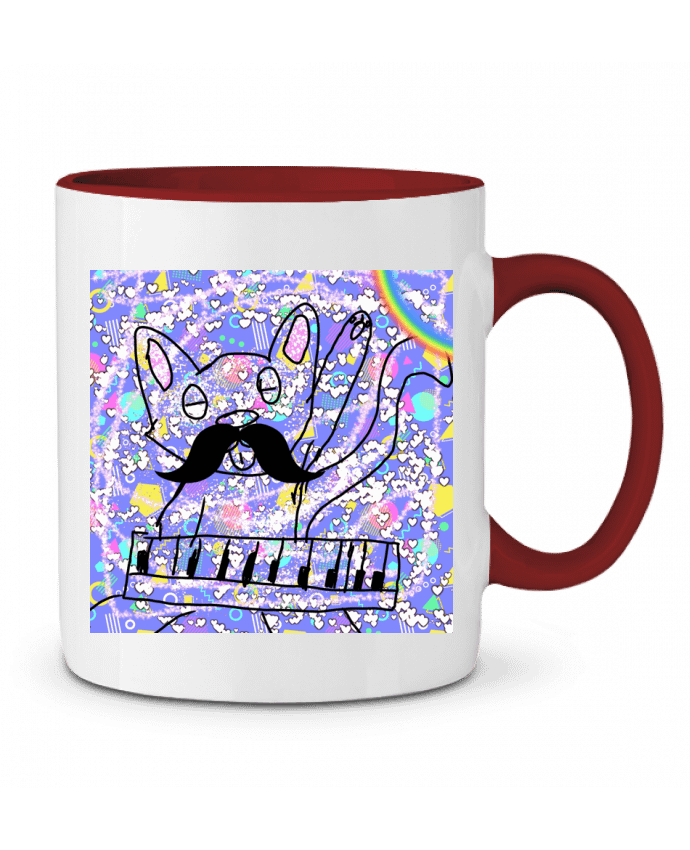Mug bicolore Bigogatopiani adava