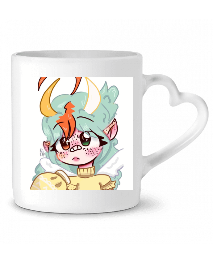 Mug coeur Hika par adava