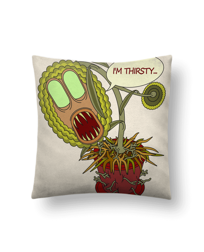 Coussin suédine THIRST par Santiaguen