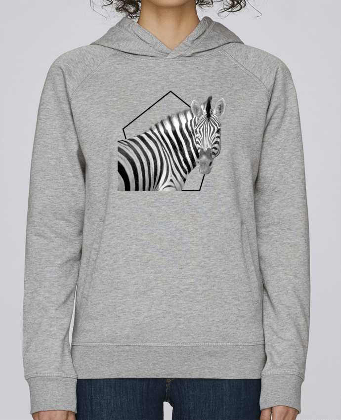 Sweat capuche femme Zebra par ourson