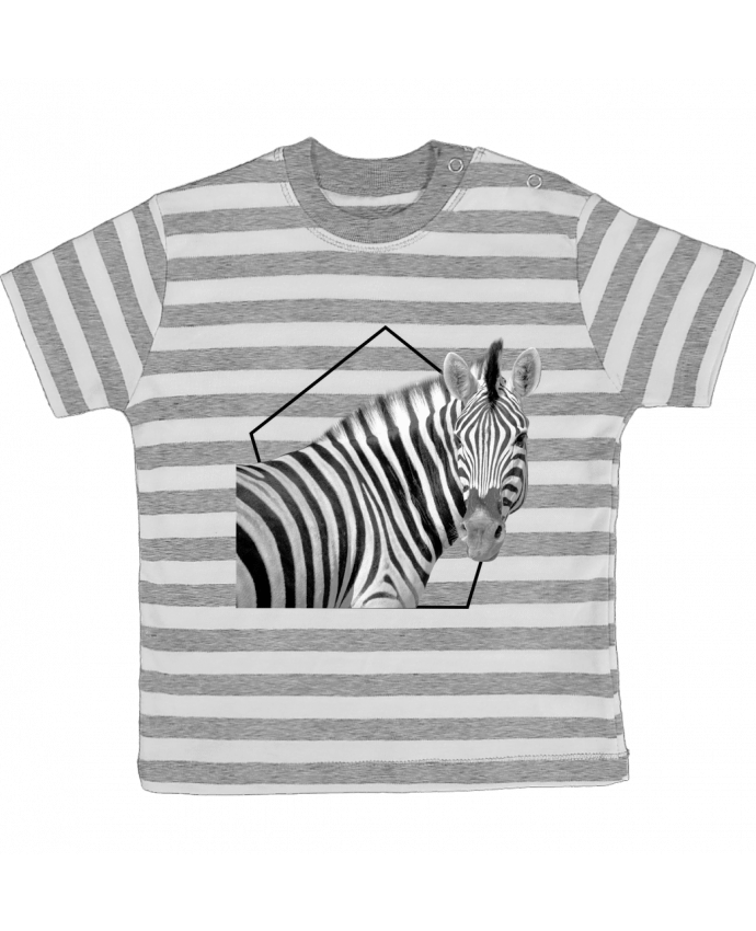 Tee-shirt bébé à rayures Zebra par ourson