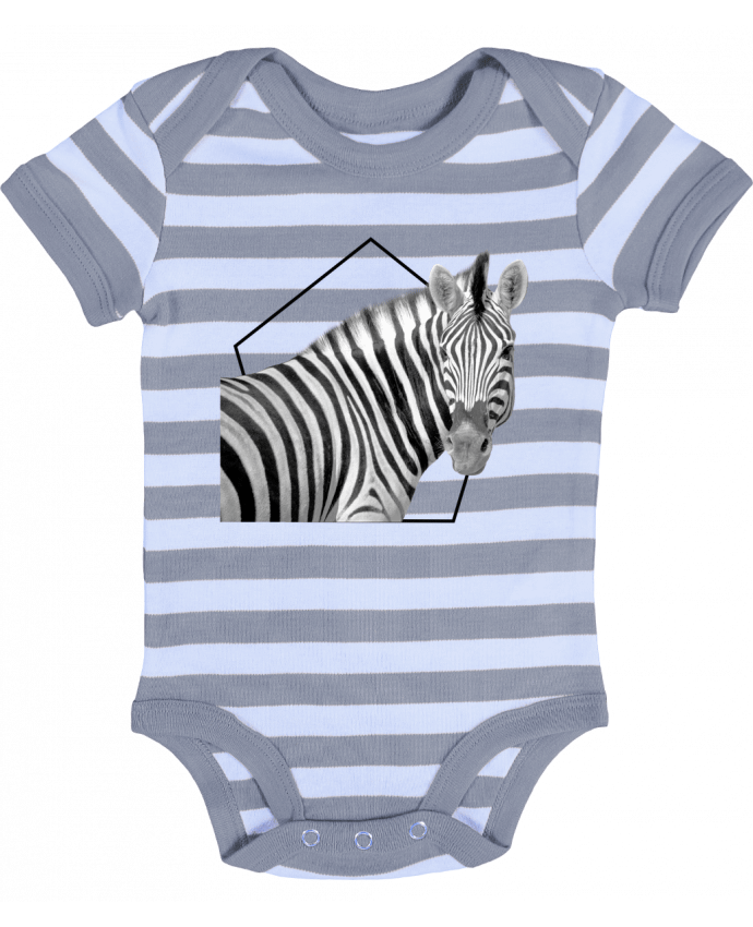 Body Bébé Rayé Zebra - ourson