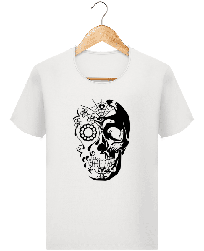  T-shirt Homme vintage Tête de mort jour des morts par Lamouchenoire