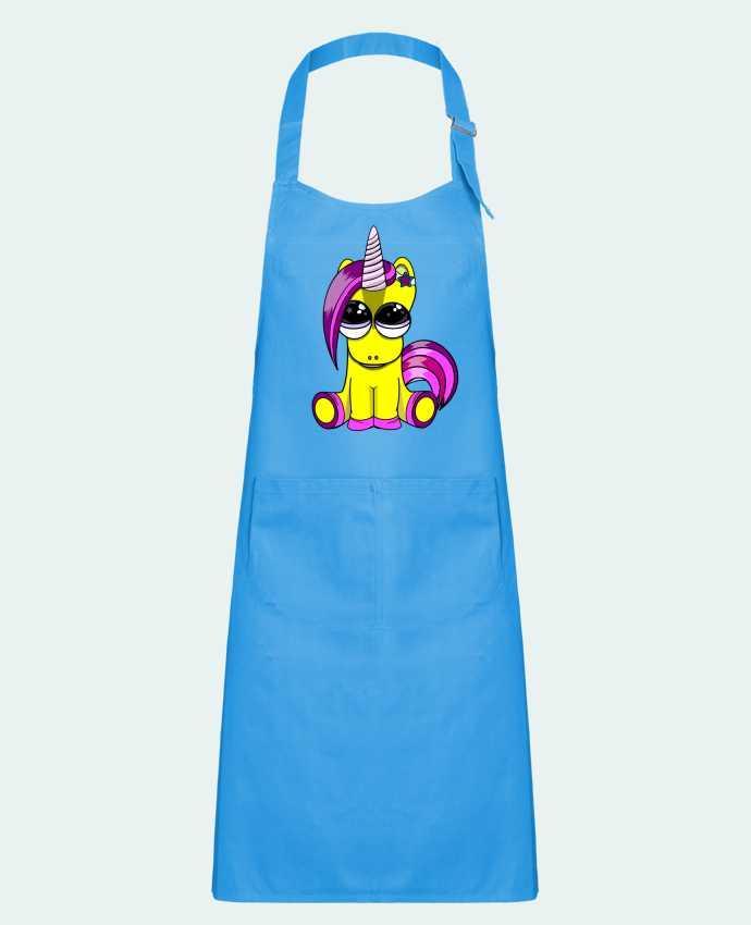 Kids chef pocket apron bébé licorne by markageurbain