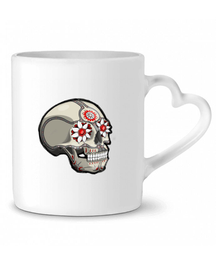 Mug coeur Dia De Los Muertos par BioHazard