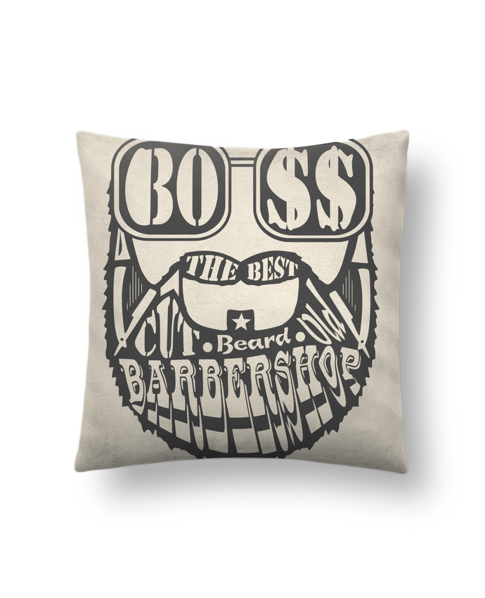 Cushion suede touch 45 x 45 cm Barbershop by markageurbain