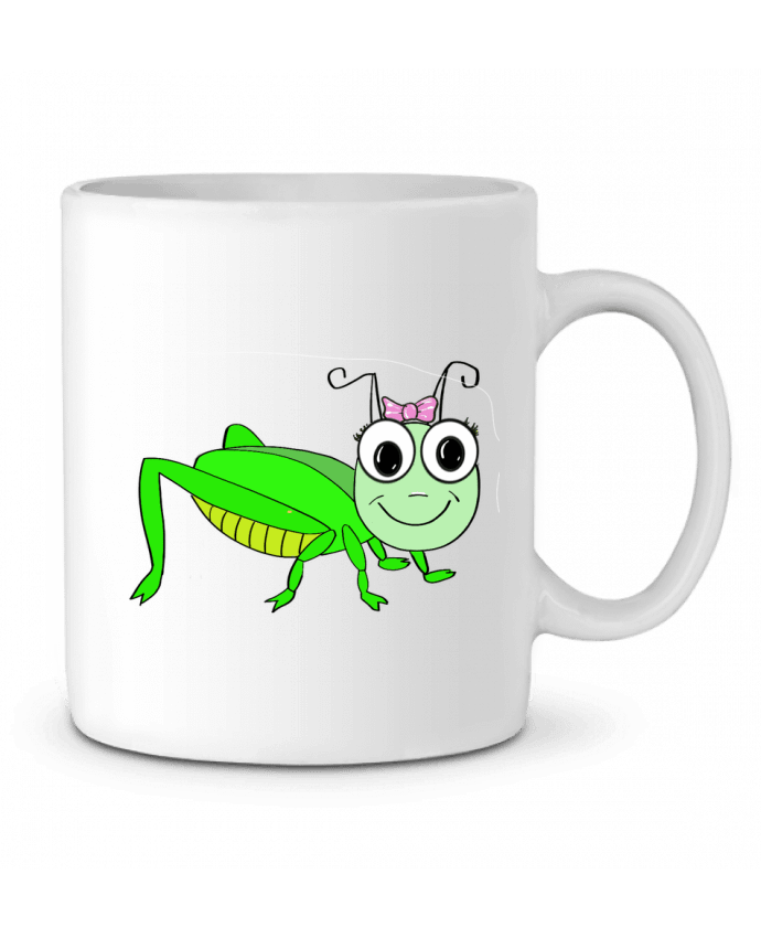 Mug  Mademoiselle Criket, sauterelle par Jacques design