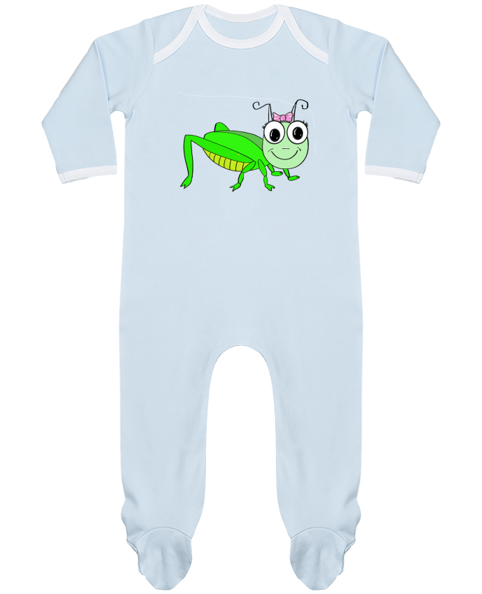 Body Pyjama Bébé Mademoiselle Criket, sauterelle par Jacques design