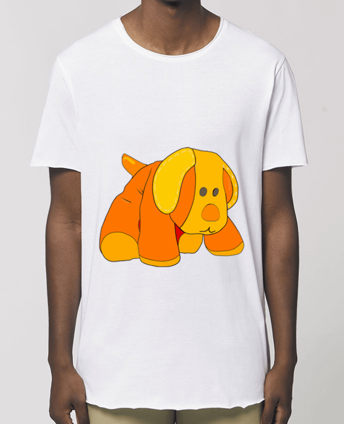 Tee-shirt Homme Petit chien doudou en peluche Par  Bief Designs.