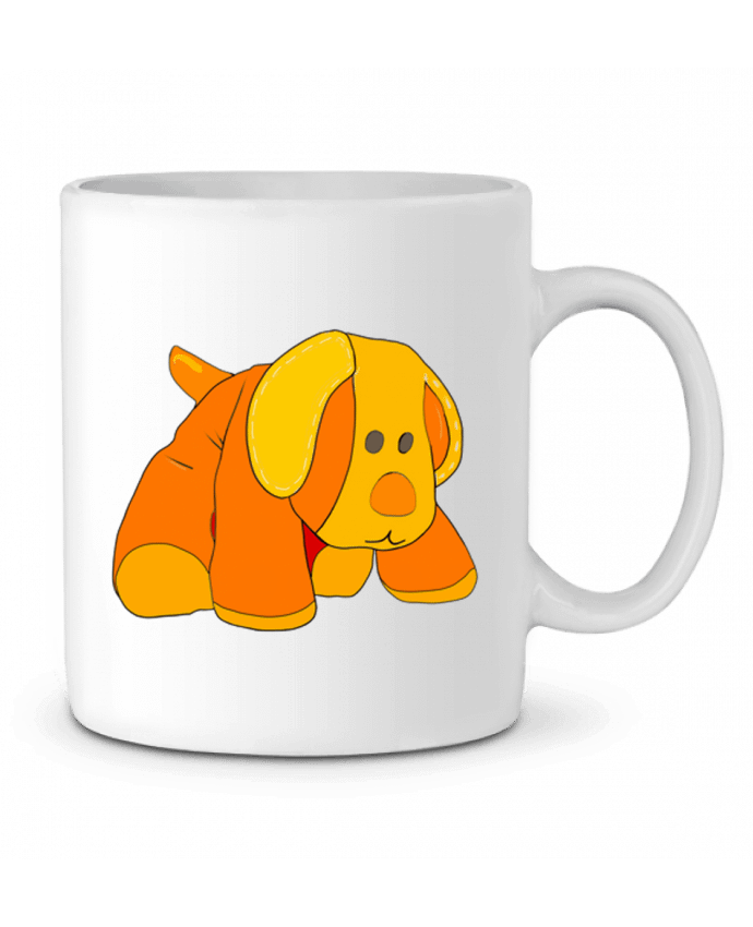 Mug  Petit chien doudou en peluche par Bief Designs.