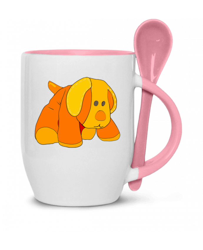  Tasse cuillère Petit chien doudou en peluche par Bief Designs.