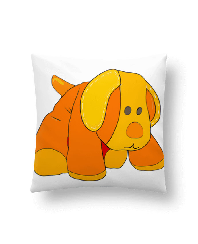 Coussin Petit chien doudou en peluche par Bief Designs.