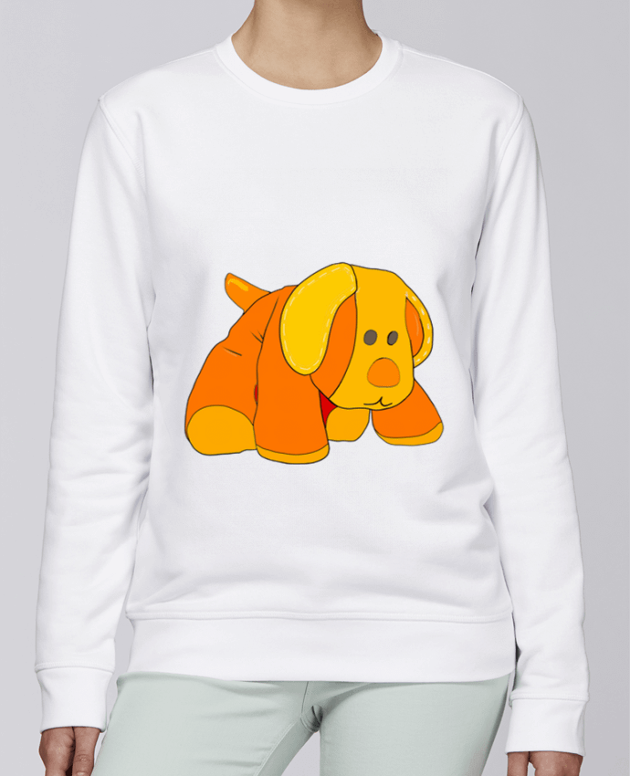 Sweatshirt Petit chien doudou en peluche par Bief Designs.