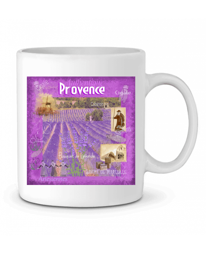 Mug  Images de Provence, Lavande par Bief Designs.