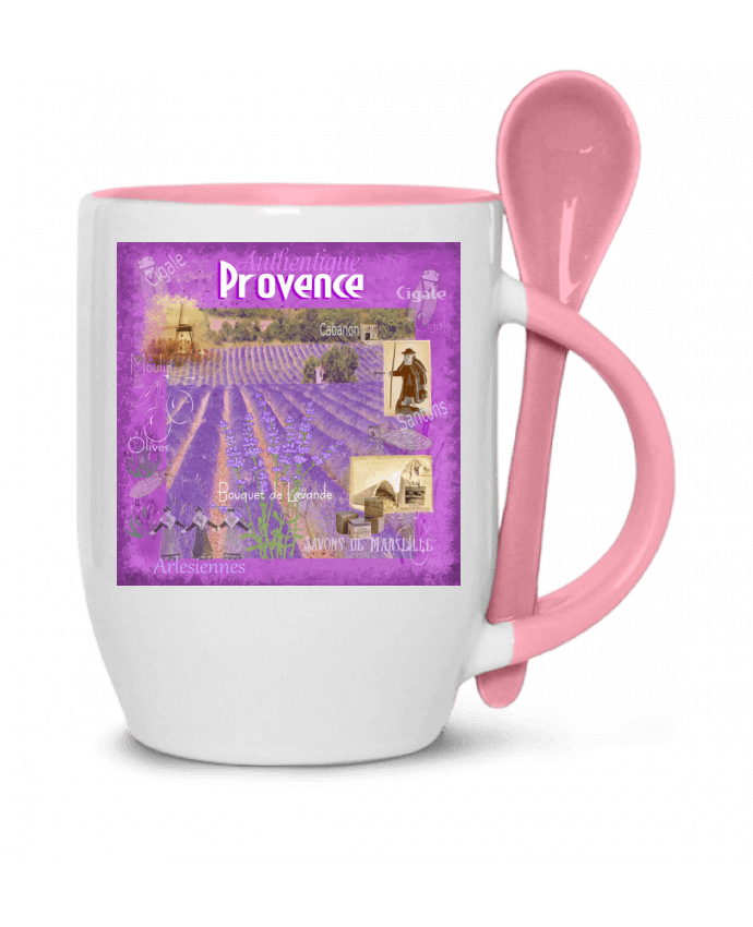  Tasse cuillère Images de Provence, Lavande par Bief Designs.