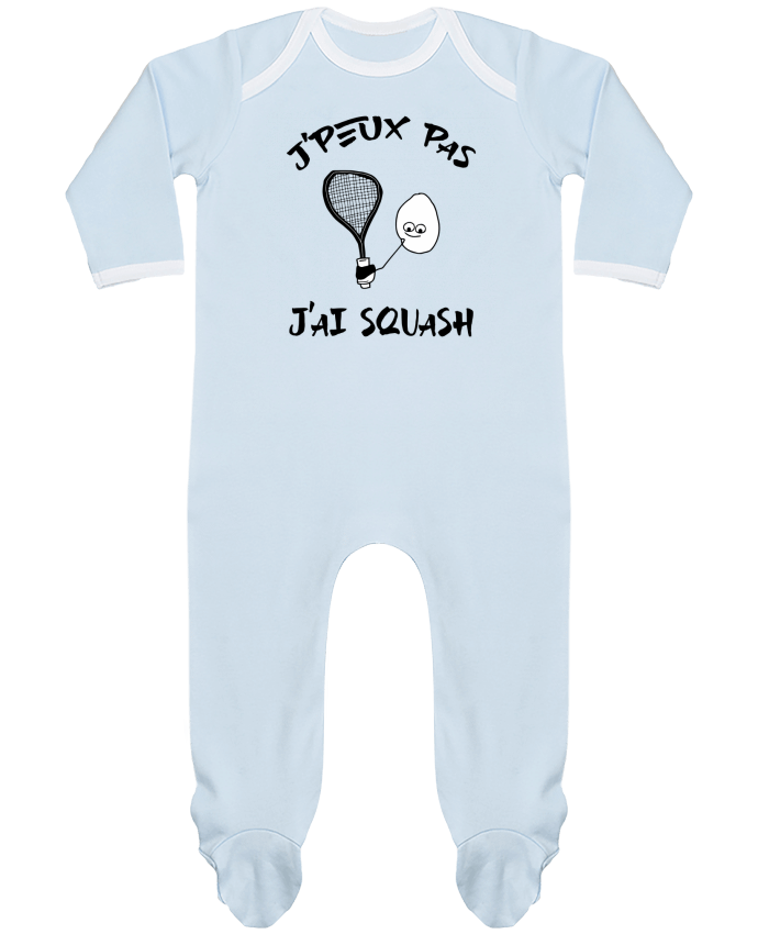 Body Pyjama Bébé J'peux pas j'ai squash par Cherichouc