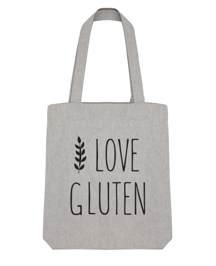 Tote Bag Stanley Stella I love gluten by Ruuud by Ruuud 