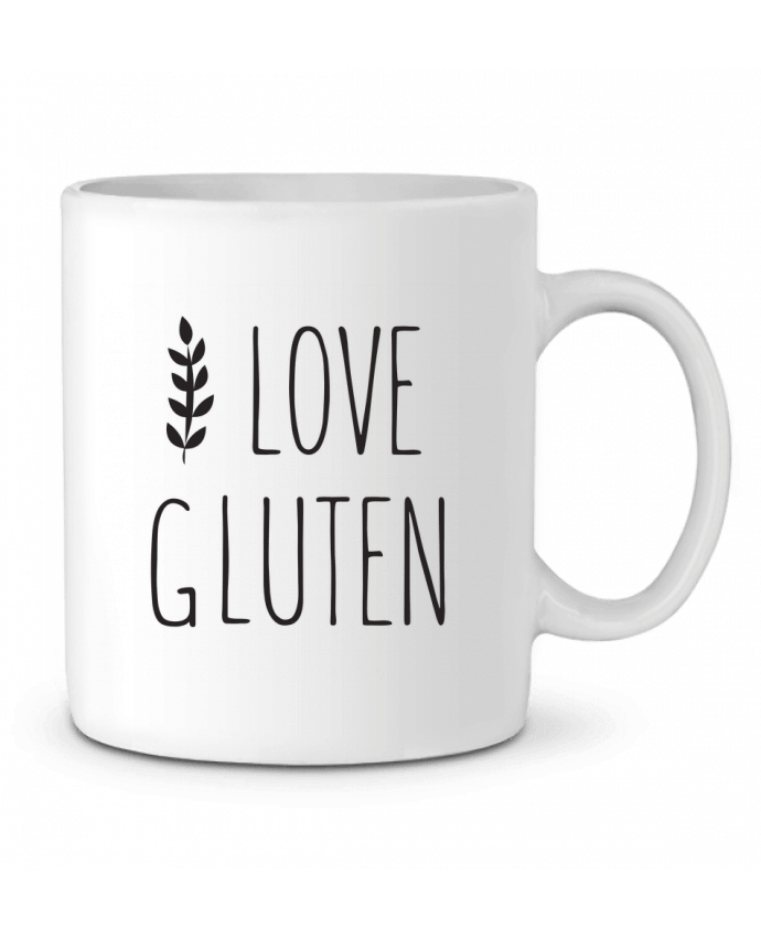 Ceramic Mug I love gluten by Ruuud by Ruuud