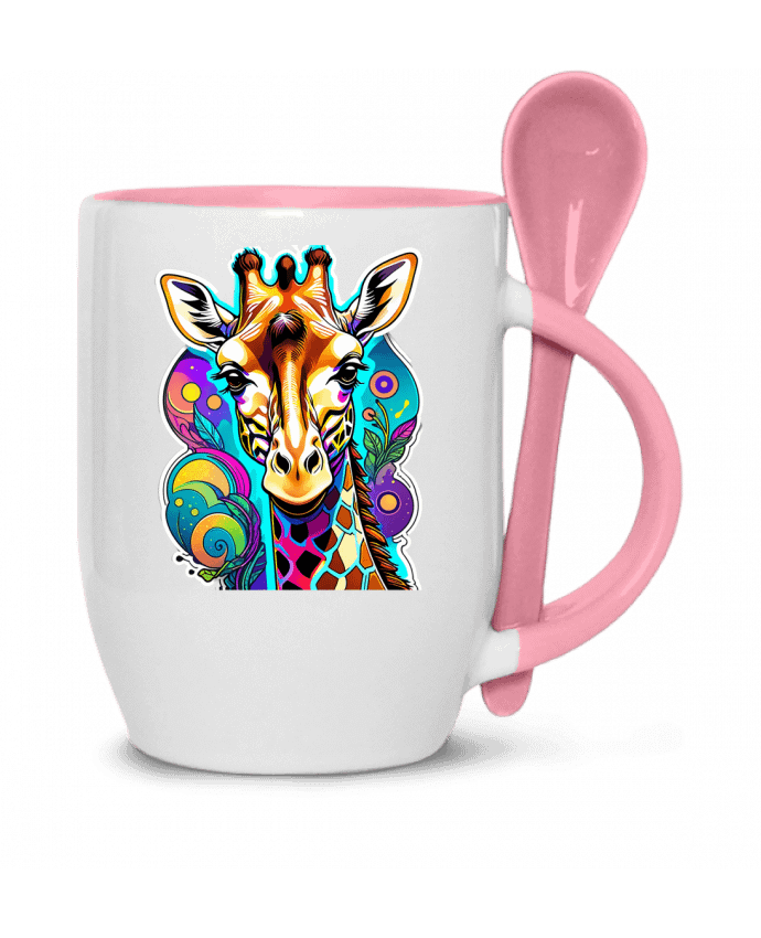  Tasse cuillère Visuel Girafe par On My Digital Path