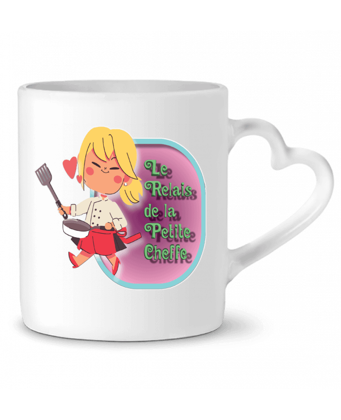 Mug coeur Cut Frenchy Cook par Graphy-Tales